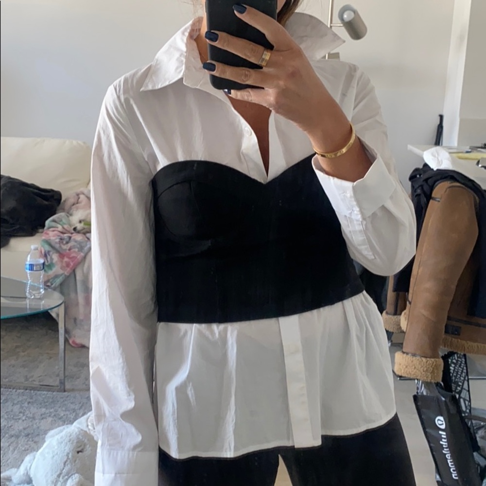 Blouse with tube top! One piece